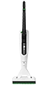 Vue de face de l’aspirateur laveur sans fil AspirateurVK7 avec brosse DuoSpeed SP7 sur fond blanc.